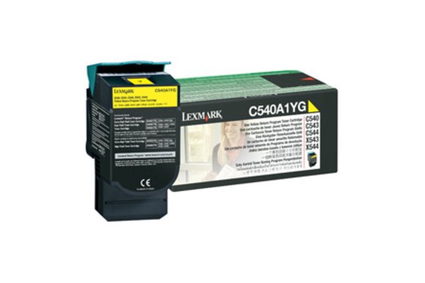 Toner LEXMARK C540A1YG C54X/X54X - Yellow