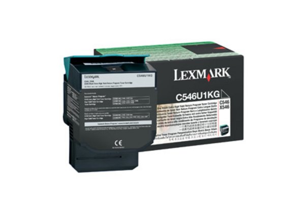 Toner LEXMARK C546U1KG C546 X546 - Noir