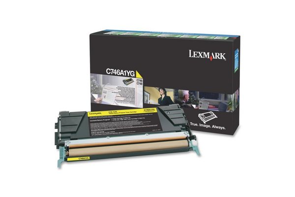 Toner LEXMARK C746A1YG C746, C748 7K - Yellow