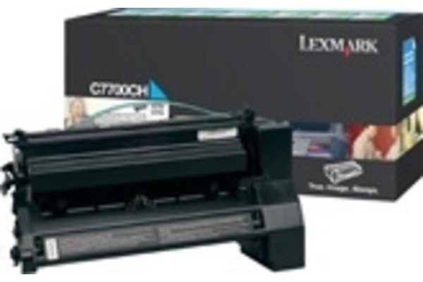 Toner LEXMARK C7700CH C770, C772 - Cyan