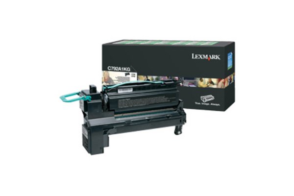 Toner LEXMARK C792A1KG C792 X792 - Noir