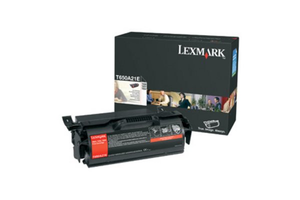 Toner LEXMARK T650A21E T65X - Noir