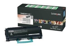 Toner LEXMARK X463H11G X463, X464, X466 - Noir