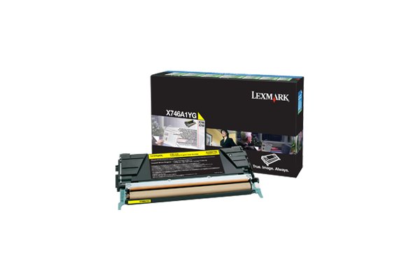 Toner LEXMARK X746A1YG X746, X748 7K - Yellow
