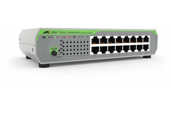AT-FS710 16 ports - Switches P&P Fast Ethernet 10/100Base-TX, interne