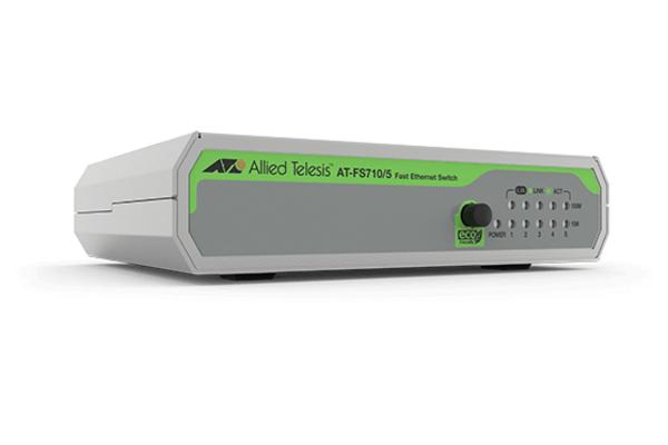 AT-FS710 5 ports - Switches P&P Fast Ethernet 10/100Base-TX, interne
