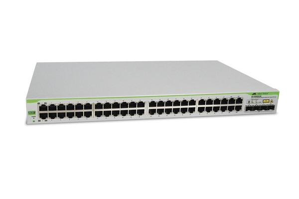 AT-GS950/48 - Switch WebSmart Gigabit 48 1000Base-TX dont 4 Combo RJ45/SFP