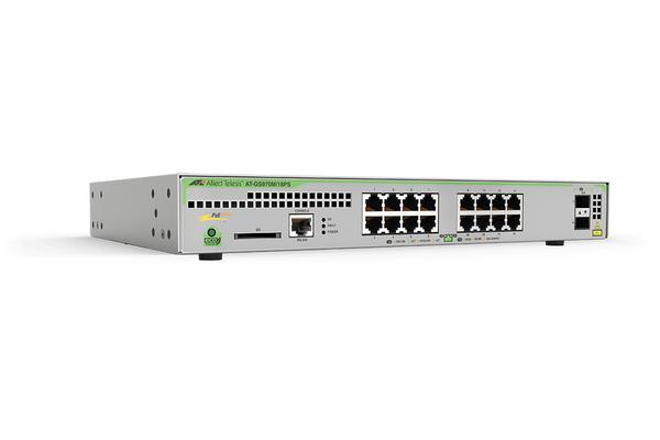 AT-GS970M/18PS - Switch CentreCOM manag. L3 Gigabit 16 1000Base-TX PoE+, 2 SFP