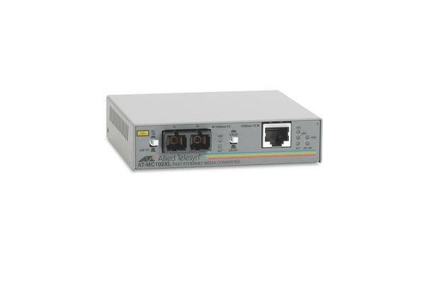 AT-MC100 Multimode - Conv. média 100Base-TX vers 100Base-FX MM 2 brins, 2 km, ST