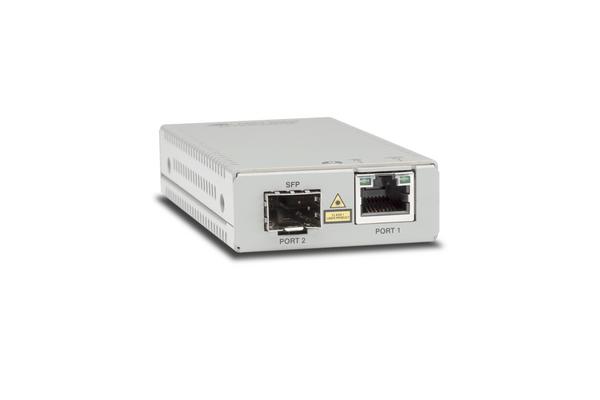 AT-MMC2000/SP - Mini Conv. média 1000Base-TX vers 1 SFP, format mini boîtier