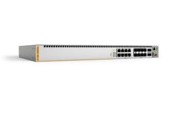 AT-X550-18XSPQM - Switch L3, 10 Gigabit, 8 Multigigabit PoE+, 8 SFP+ 1/10G