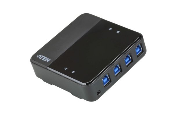 ATEN US3344 HUB 4 ports USB 3.1 Gen1 partagés 4 PC/MAC Type-C+A