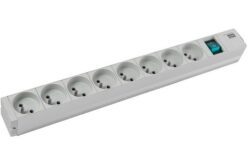 BACHMANN Multiprise 19" 333.419 8 prises avec interrupteur
