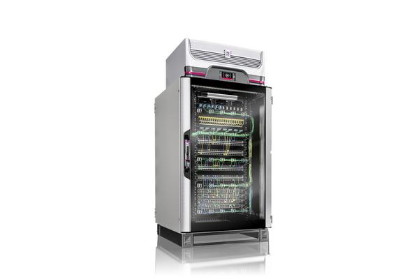 Baie IP55 800x1000 avec climatisation de toit Blue e+ 1600 W, 24U