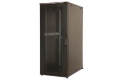 Baie économique 800x800 portes avant et arrière perforées, 4 montants, 42U, noir