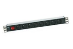 Bandeau 19" avec interrupteur, cordon 2 m, 6 prises