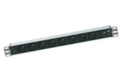 Bandeau 19", cordon 2 m, 8 prises