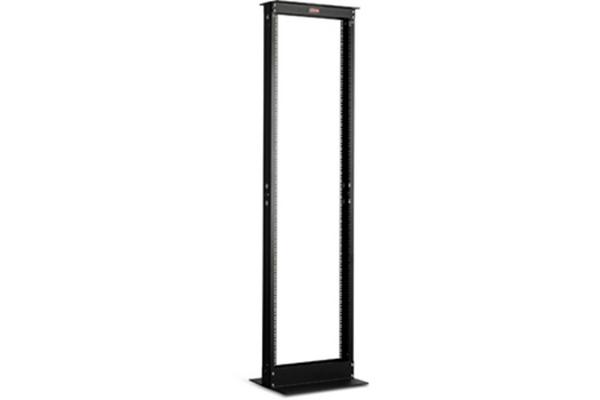 Bâtirack simple cadre, épaisseur 80 mm, profondeur 380 mm, 27U, 530 mm, noir
