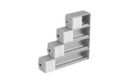 Boîtier aluminium format 45x45, 120 mm
