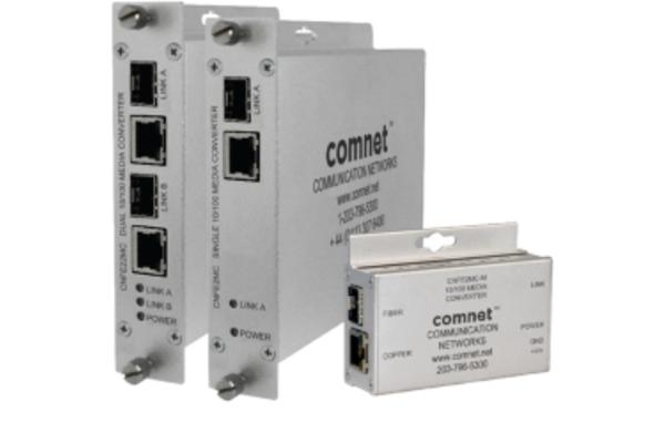 CNFE22MC - Conv. média Fast Ethernet indus. 2 ports 10/100Base-TX vers 2 SFP