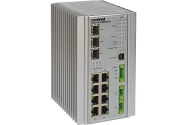 CNGE11FX3TX8MS - Switch indus. manag. L2 8 ports Gigabit et 3 SFP Multi-Gigabit