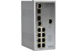 CNGE2FE8MSPOE+ - Switch indus. manag. L2 8 FE PoE+ et 2 Combo 1000Base-TX/SFP