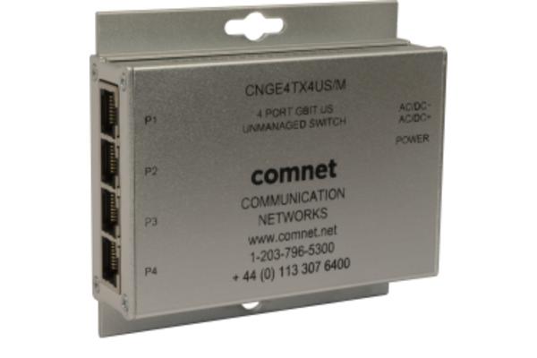 CNGE4TX4US/M - Switch indus. P&P Gigabit, 4 ports 1000Base-TX, temp. étendue