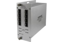 CNGE8US - Switch indus. P&P Gigabit, 8 SFP, temp. étendue