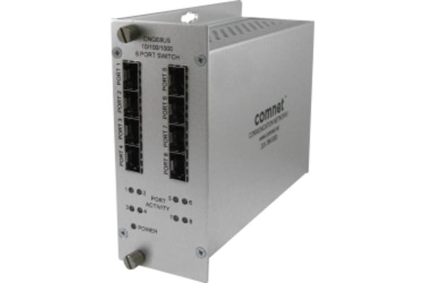 CNGE8US - Switch indus. P&P Gigabit, 8 SFP, temp. étendue