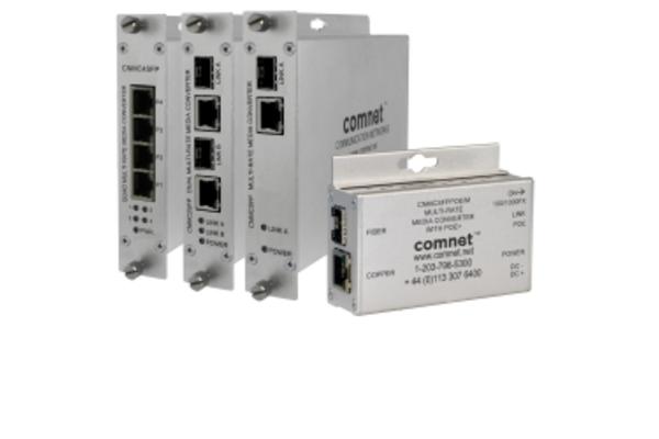 CNMC2SFP - Conv. média Gigabit indus. 2 ports 10/100/1000Base-TX vers 2 SFP
