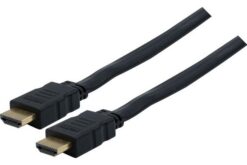 CORDON HDMI HIGH SPEED A/A PLAT BLACK - 3 m