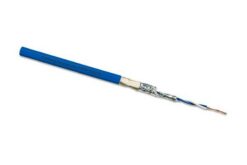 Câble F/FTP Cat6A LSZH 4 paires, par 1000 m, bleu