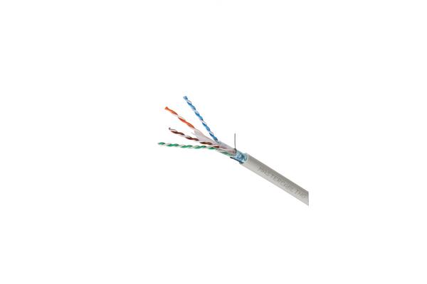 Câble F/UTP Cat6 LSZH Dca, 4 paires, touret 300 m, gris