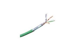 Câble F/UTP Cat6A LSZH 4 paires, par 1000 m, vert
