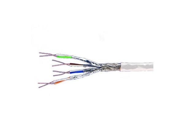 Câble Systimax 4 paires S/FTP cat7 LSZH, par 500 m, blanc