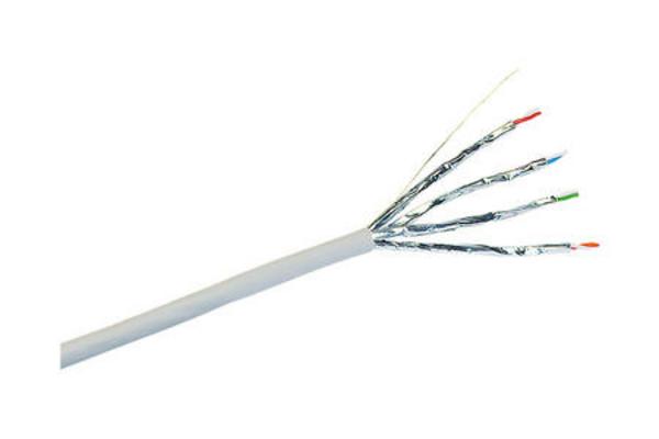 Câble U/FTP Cat6A LSZH 650 MHz, 1x4 paires, gris