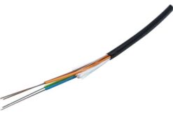 Câble ext SM LT, 250 µm str. libre tubée, armé verre, PeHD, 48 FO, OS2, noir