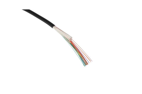 Câble int/ext MM TB, 900 µm, serrée, armé verre, LSZH, 24 FO, OM4, noir