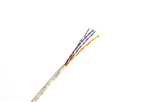Câbles PTT 298, 4 paires, couronne 100 m, ivoire
