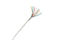 Câbles d alarme souple LSZH, 4x0,22 mm², boîte 100 m, blanc
