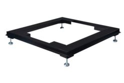 Chaise pour baie BEEA, hauteur ajustable de 150 à 230 mm, noir, 600x800