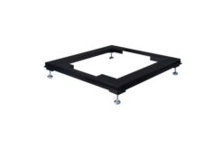 Chaise pour baie BEPF, hauteur ajustable de 150 à 230 mm, noir, 800x800