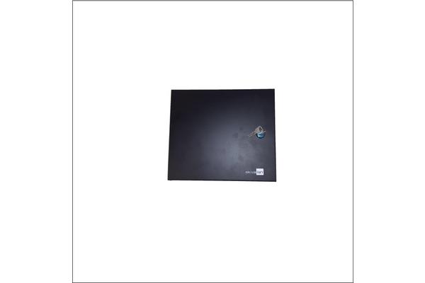 Coffret optique métallique taille 1 12 traversées LC duplex monomodes V2, noir