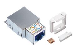 Connecteur RJ45 blindé Cat6 Real10 sans outil, pack de 100, snap-in, p24 vide ST