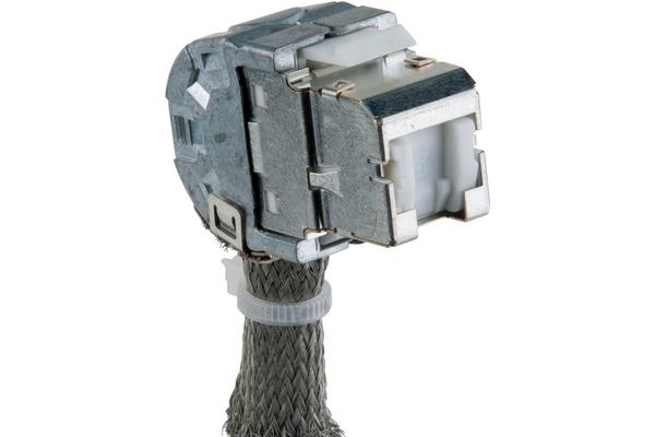 Connecteur RJ45 blindé Cat6A Hardware sans outil, lot de 8