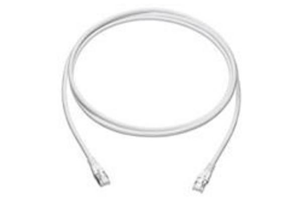 Cordon Netconnect RJ45 Slim Lin S/FTP Cat6A LSZH, 7 m, blanc