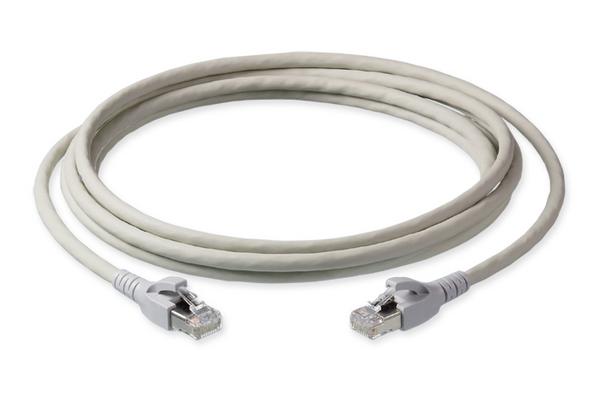 Cordon RJ45 S/FTP Cat6A LSZH Hardware, 0,5 m, gris