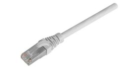 Cordon RJ45 S/FTP Cat6A LSZH blanc, 2,5 m