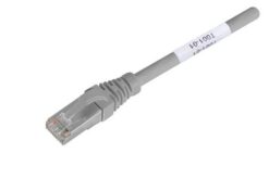 Cordon RJ45 S/FTP Cat6A LSZH gris avec étiquettes, 4 m
