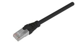 Cordon RJ45 S/FTP Cat6A LSZH noir, 0,25 m
